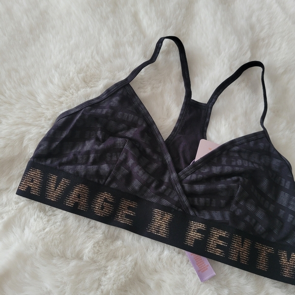 SAVAGE X FENTY BY RHIANNA Bralette Size S & High-Leg Bikini Size S Set - Picture 7 of 12